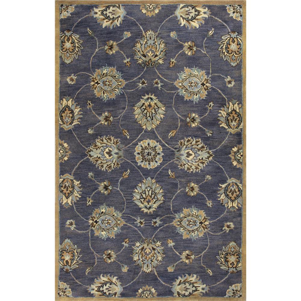 KAS 6024 Syriana 2 Ft. 3 In. X 7 Ft. 6 In. Runner Rug in Midnight